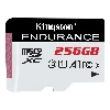 Kingston High Endurance - Scheda di memoria flash - 256 GB - A1 / UHS-I U1 / Class10 - microSDXC UHS-I U1