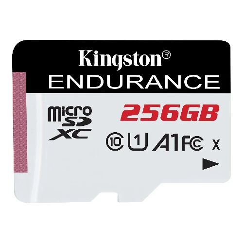 Kingston High Endurance - Scheda di memoria flash - 256 GB - A1 / UHS-I U1 / Class10 - microSDXC UHS-I U1