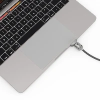 Compulocks Ledge Lock Adaptor for MacBook Pro 13 M1 & M2 with Keyed Cable Lock - Adattatore connessione blocco di sicurezza - con blocco cavo con chiave - per Apple MacBook Pro 13.3 (Late 2016, Mid 2017, Mid 2018, Mid 2019, Early 2020, Late 2020)