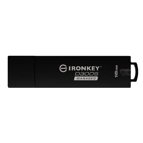 IronKey D300S Managed - Chiavetta USB - crittografato - 16 GB - USB 3.1 Gen 1 - FIPS 140-2 Level 3 - Compatibile TAA
