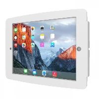 Compulocks iPad Pro 12.9 (3-6th Gen) Space Enclosure Wall Mount - Cassa - per tablet - bloccabile - alluminio ad alta purezza - bianco - dimensione schermo 12.9 - interfaccia montaggio 100 x 100 mm - installabile a parete - per Apple 12.9-inch iPad Pr