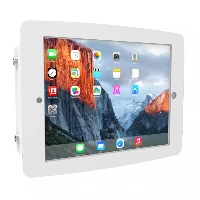 Compulocks iPad Pro 12.9 (3-6th Gen) Space Enclosure Wall Mount - Cassa - per tablet - bloccabile - alluminio ad alta purezza - bianco - dimensione schermo 12.9 - interfaccia montaggio 100 x 100 mm - installabile a parete - per Apple 12.9-inch iPad Pr
