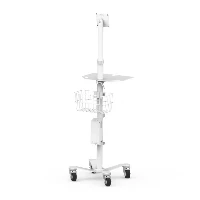 Compulocks Keyboard Tray for Medical Rolling Cart - Componente di montaggio (ripiano) - per tastiera - bianco - per Compulocks iPad 10.2-inch, Maclocks Rise Freedom Enclosed Rolling Kiosk