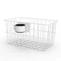 Compulocks Basket for Rolling Rise Stand - Componente di montaggio (cestino) - bianco - installabile su carrello - per Compulocks iPad 10.2-inch, Maclocks Rise Freedom Enclosed Rolling Kiosk