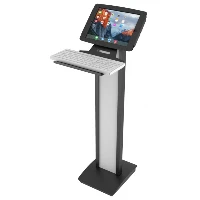 Compulocks Universal Keyboard Tray VESA Compatible - Componente di montaggio (porta tastiera) - nero - interfaccia montaggio 100 x 100 mm - installabile a parete, installabile su supporto, alloggiamento - per Compulocks BrandMe VESA Brandable Floor Stand