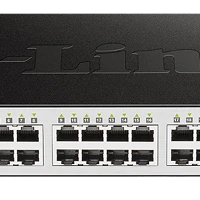 D-Link DGS-1210-24, Managed, L2, Gigabit Ethernet (10/100/1000), Full duplex, Rack mounting, 1U