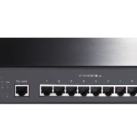 TP-Link JetStream 8-Port Gigabit L2 Managed Network Switch with 2 SFP Slots, Managed, L2, Gigabit Ethernet (10/100/1000), Full duplex, Rack mounting, 1U