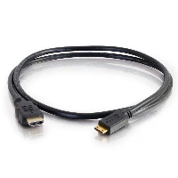 C2G 2m High Speed HDMI(R) to HDMI Mini Cable with Ethernet, 2 m, HDMI Type A (Standard), HDMI Type C (Mini), Black