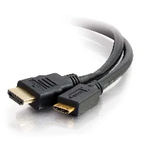 C2G 2m High Speed HDMI(R) to HDMI Mini Cable with Ethernet, 2 m, HDMI Type A (Standard), HDMI Type C (Mini), Black