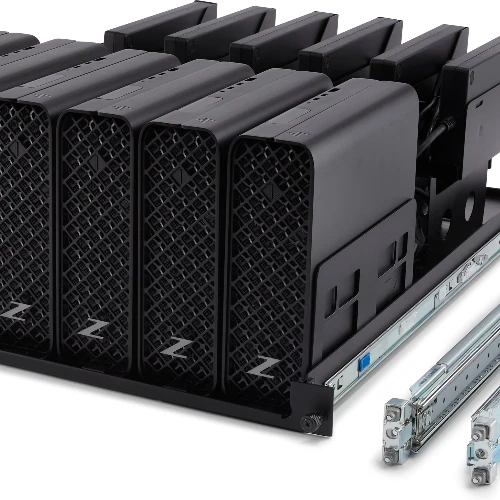 HP Z2 Mini G9 Rail Rack Kit, Black