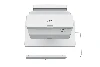 Epson EB-770Fi, 4100 ANSI lumens, 3LCD, 1080p (1920x1080), 25000001, 169, 1524 - 2540 mm (60 - 100