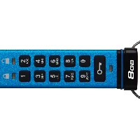 Kingston Technology IronKey 8GB USB-C Keypad 200C, FIPS 140-3 Lvl 3 (Pending) AES-256, 8 GB, USB Type-C, 3.2 Gen 1 (3.1 Gen 1), 145 MB/s, Sleeve, Blue