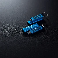 Kingston Technology IronKey 256GB USB-C Keypad 200C, FIPS 140-3 Lvl 3 (Pending) AES-256, 256 GB, USB Type-C, 3.2 Gen 1 (3.1 Gen 1), 280 MB/s, Sleeve, Blue