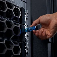 Kingston Technology IronKey 128GB USB-C Keypad 200C, FIPS 140-3 Lvl 3 (Pending) AES-256, 128 GB, USB Type-C, 3.2 Gen 1 (3.1 Gen 1), 280 MB/s, Sleeve, Blue