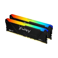 Kingston Technology FURY 32GB 3200MT/s DDR4 CL16 DIMM (Kit of 2) Beast RGB, 32 GB, 2 x 16 GB, DDR4, 288-pin DIMM
