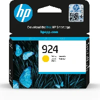 HP 924 Yellow Original Ink Cartridge, Standard Yield, Yellow, 1 pc(s), 400 pages, Single pack