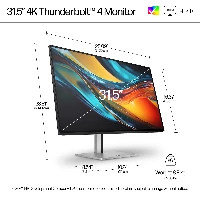 HP Series 7 Pro 31.5 inch 4K Thunderbolt 4 Monitor - 732pk, 80 cm (31.5