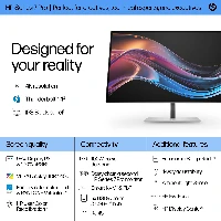 HP Series 7 Pro 27 inch 4K Thunderbolt 4 Monitor - 727pk, 68.6 cm (27