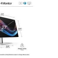 HP Series 7 Pro 27 inch 4K Thunderbolt 4 Monitor - 727pk, 68.6 cm (27