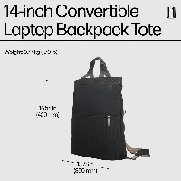 HP 14-inch Convertible Laptop Backpack Tote, Backpack, 35.8 cm (14.1