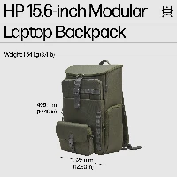 HP 15.6-inch Modular Laptop Backpack, Backpack, 39.6 cm (15.6