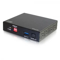 C2G HDMIR over IP Decoder - 4K 60Hz, 3840 x 2160 pixels, 200 ms, 148.5 MHz, 594 MHz, 0.4 Gbit/s, Black