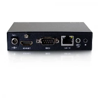 C2G HDMIR over IP Decoder - 4K 60Hz, 3840 x 2160 pixels, 200 ms, 148.5 MHz, 594 MHz, 0.4 Gbit/s, Black