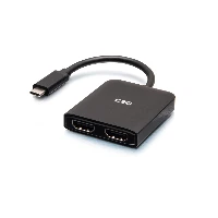 C2G USB-C to Dual HDMI MST Hub - 4K, USB Type-C, DisplayPort output, 3840 x 2160 pixels