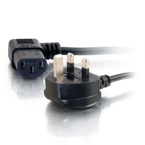 C2G 10m 18 AWG UK 90 Power Cord (IEC320C13R to BS 1363), 10 m, BS 1363, C13 coupler