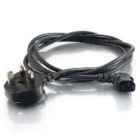 C2G 10m 18 AWG UK 90 Power Cord (IEC320C13R to BS 1363), 10 m, BS 1363, C13 coupler