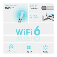 TP-Link Archer AX1800 High Gain Wireless USB Adapter, Wired, USB, WLAN, 1201 Mbit/s