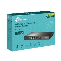 TP-Link 5-Port 2.5G Desktop Switch with 4-Port PoE++, Unmanaged, Gigabit Ethernet (10/100/1000), Power over Ethernet (PoE)