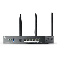 TP-Link Omada AX3000 Gigabit VPN Router, Dual-band (2.4 GHz / 5 GHz), Ethernet LAN, Black, Desktop/pole router