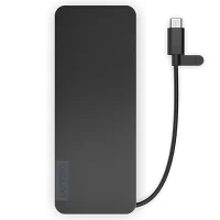 Lenovo 4X11N40212, Wired, USB 3.2 Gen 1 (3.1 Gen 1) Type-C, 65 W, Black, Eclipse Black, MicroSD (TransFlash), SD