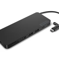 Lenovo 4X11N40212, Wired, USB 3.2 Gen 1 (3.1 Gen 1) Type-C, 65 W, Black, Eclipse Black, MicroSD (TransFlash), SD