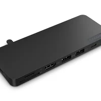 Lenovo 4X11N40212, Wired, USB 3.2 Gen 1 (3.1 Gen 1) Type-C, 65 W, Black, Eclipse Black, MicroSD (TransFlash), SD