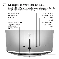 HP Series 7 Pro 34 inch WQHD Conferencing Monitor - 734pm, 86.4 cm (34