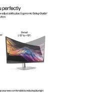 HP Series 7 Pro 37.5 inch WQHD+ Thunderbolt 4 Monitor - 738pu, 95.2 cm (37.5