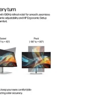 HP Series 7 Pro 24 inch WUXGA Monitor - 724pn, 61 cm (24