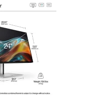 HP Series 7 Pro 24 inch WUXGA Monitor - 724pn, 61 cm (24