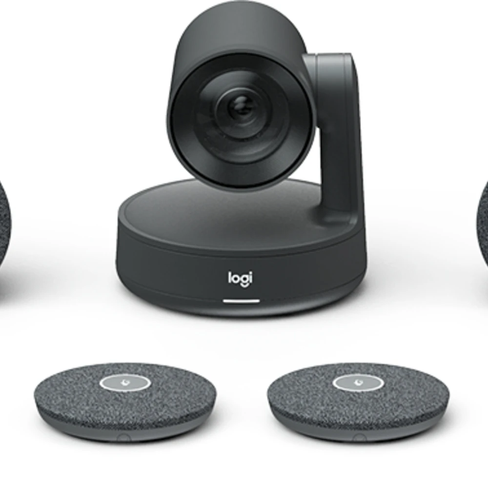 Logitech Large Microsoft Teams Rooms, Group video conferencing system, 4K Ultra HD, 60 fps, 15x, Windows 10 IoT Enterprise SAC, Graphite