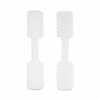 StarTech.com 3.5in (9cm) Cable Labels, 100 Pack, White, Hook-to-Hook Fastener Cable Tags, Write-On Cord Labels for Cable Management, Cord Identification Tags, Cable markers, Universal, White