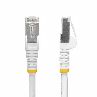 StarTech.com 10m White CAT8 Ethernet Cable, Snagless RJ45, 25G/40G, 2000MHz, 100W PoE++, S/FTP, 26AWG Pure Bare Copper Wire, LSZH, Shielded Network Patch Cord w/Strain Reliefs, Fluke Channel Tested, 10 m, Cat8, S/FTP (S-STP), RJ-45, RJ-45, White