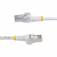 StarTech.com 10m White CAT8 Ethernet Cable, Snagless RJ45, 25G/40G, 2000MHz, 100W PoE++, S/FTP, 26AWG Pure Bare Copper Wire, LSZH, Shielded Network Patch Cord w/Strain Reliefs, Fluke Channel Tested, 10 m, Cat8, S/FTP (S-STP), RJ-45, RJ-45, White