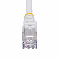 StarTech.com 10m White CAT8 Ethernet Cable, Snagless RJ45, 25G/40G, 2000MHz, 100W PoE++, S/FTP, 26AWG Pure Bare Copper Wire, LSZH, Shielded Network Patch Cord w/Strain Reliefs, Fluke Channel Tested, 10 m, Cat8, S/FTP (S-STP), RJ-45, RJ-45, White