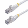 StarTech.com 50cm White CAT8 Ethernet Cable, Snagless RJ45, 25G/40G, 2000MHz, 100W PoE++, S/FTP, 26AWG Pure Bare Copper Wire, LSZH, Shielded Network Patch Cord w/Strain Reliefs, Fluke Channel Tested, 0.5 m, Cat8, S/FTP (S-STP), RJ-45, RJ-45, White