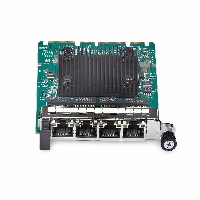 StarTech.com 4-Port RJ45 Gigabit OCP 3.0 Server Network Card w/Intel I350-AM4, SFF 4C+ Compatible, Multi-Speed Ethernet, PCIe 3.0, LAN Transformer, NIC w/PXE/9K, Internal, Wired, OCP 3.0, Ethernet, 1000 Mbit/s, Black, Green