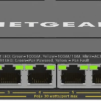 NETGEAR 8-Port Gigabit Ethernet High-Power PoE+ Plus Switch (GS308EPP), Managed, L2/L3, Gigabit Ethernet (10/100/1000), Full duplex, Power over Ethernet (PoE)