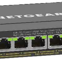 NETGEAR 8-Port Gigabit Ethernet High-Power PoE+ Plus Switch (GS308EPP), Managed, L2/L3, Gigabit Ethernet (10/100/1000), Full duplex, Power over Ethernet (PoE)