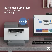 HP LaserJet MFP M234sdn Printer, Black and white, Printer for Small office, Print, copy, scan, Scan to email Scan to PDF, Laser, Mono printing, 600 x 600 DPI, A4, Direct printing, Grey, White